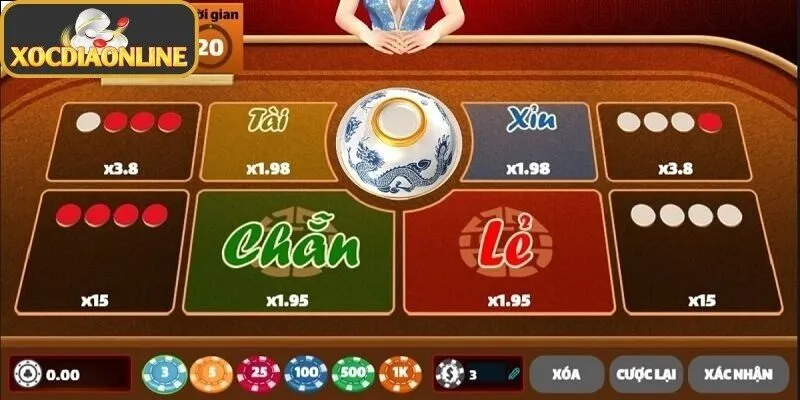 Nhà cái mang đến nhiều bản game chơi xóc đĩa