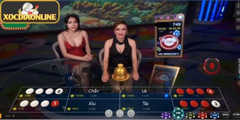 Đa dạng lựa chọn về mức cược khi tham gia xóc đĩa Win79